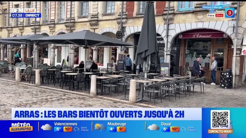 Arras : fermeture des bars et restaurants à 2h à partir du 21 mars
