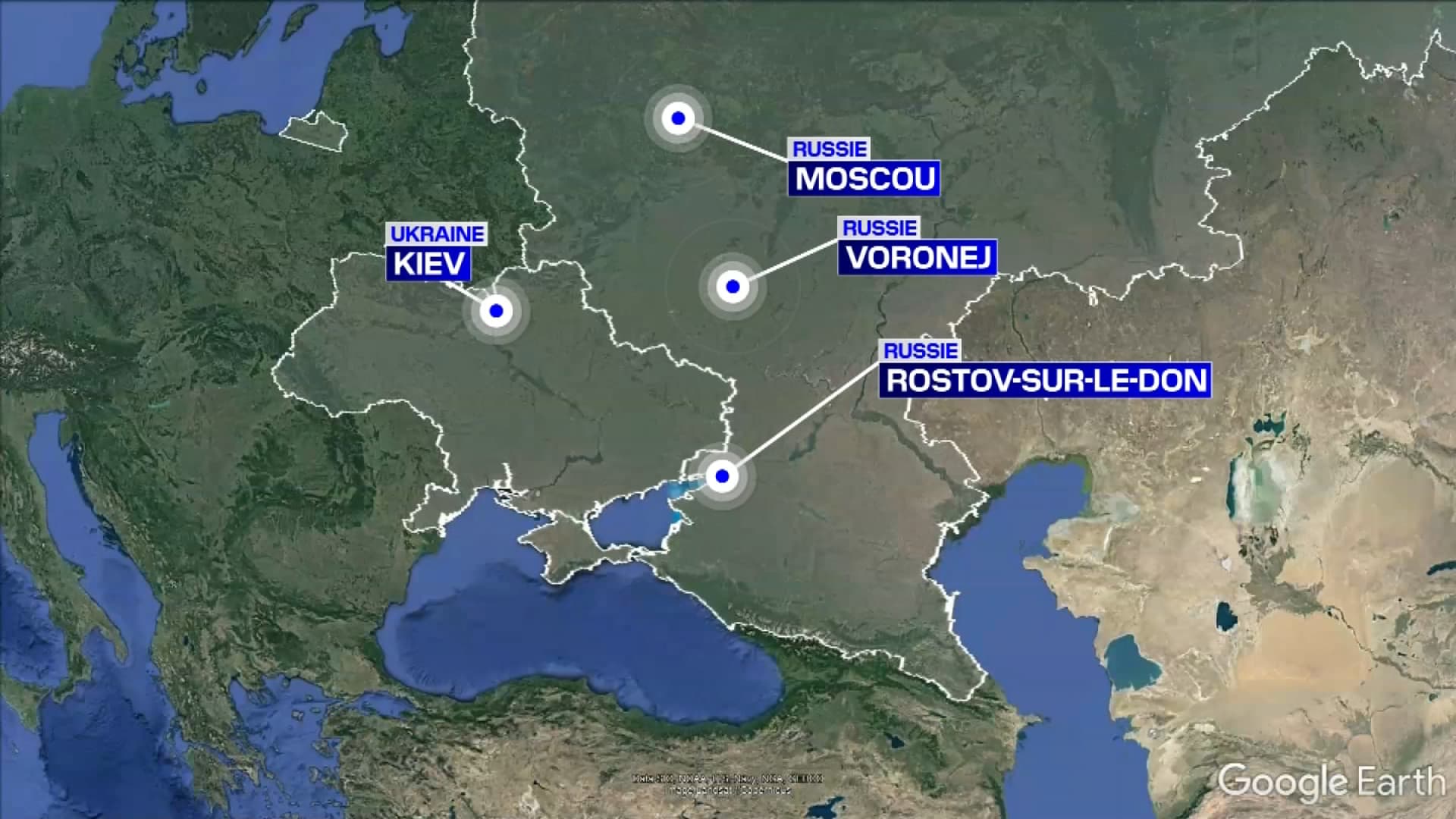 La ville de Voronej est située à un peu plus de 500 km de Moscou en Russie