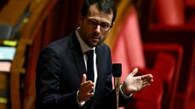 Le député macroniste Mathieu Lefèvre le 23 octobre 2024 à l'Assemblée nationale à Paris