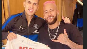 Leandro Paredes et Neymar