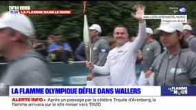 Des centaines de personnes à Wallers pour assister au relais de la flamme olympique