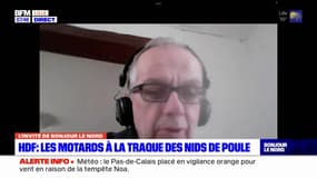 Hauts-de-France: les motards à la traque des nids de poule