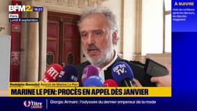 Le Pen jugée en appel à partir de janvier 2026: "Après avoir perturbé la présidentielle, [cela va] perturber les élections municipales", regrette Rodolphe Bosselut, avocat de Marine Le Pen
