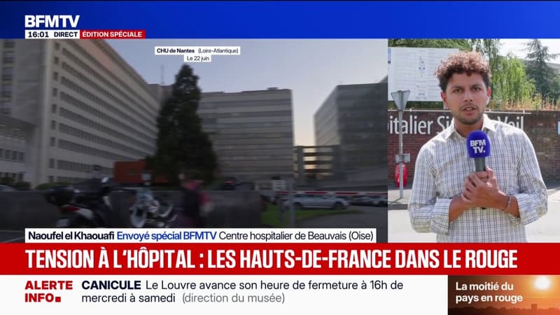 Canicule: les Hauts-de-France basculent en vigilance rouge, le secteur hospitalier sous tension