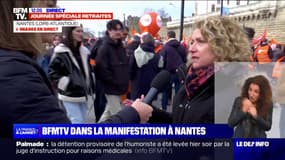 "Il faut que monsieur Macron nous entende, y en a ras-le-bol": la colère des manifestants contre la réforme des retraites à Nantes