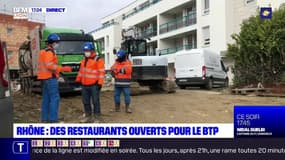 Rhône : des restaurants ouverts pour le BTP 