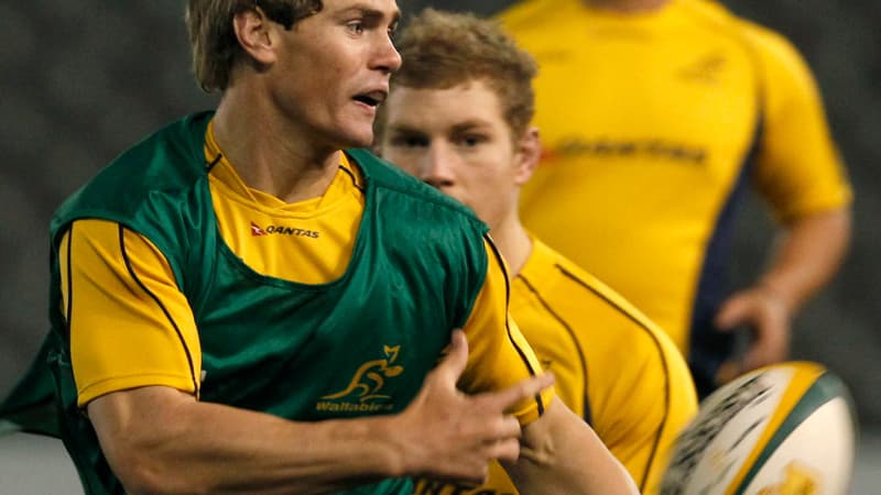 Berrick Barnes a profité des erreurs italiennes pour aggraver le score en faveur des Wallabies