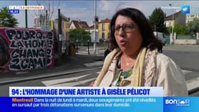 Gentilly: une fresque murale en soutien à Gisèle Pélicot