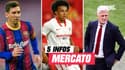 Messi, Petkovic, Lenglet... Les 5 infos mercato du 26 juillet à la mi-journée 