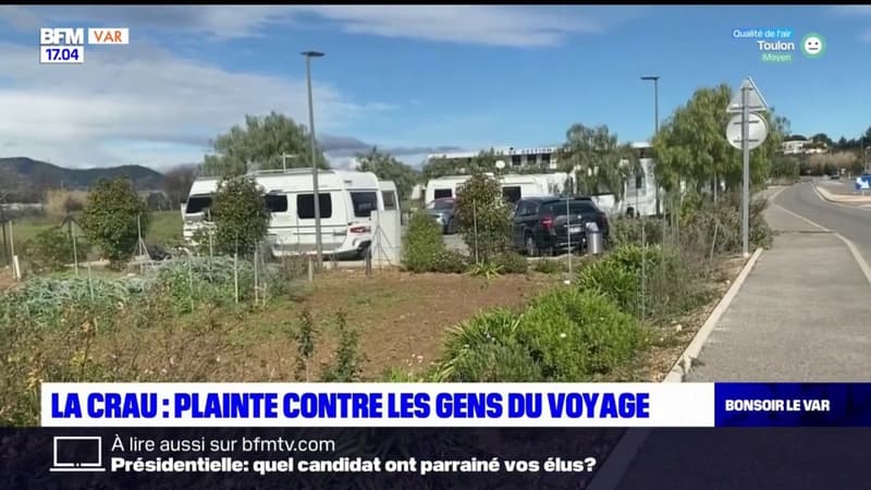 La Crau: des caravanes des gens du voyage s'installent sur un parking, le maire porte plainte