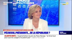 "La région, c'est ma passion": Valérie Pécresse assure ne pas se "poser la question" de la présidentielle