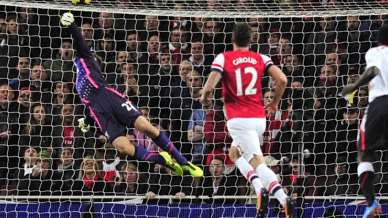 Le but d'Aaron Ramsey face à Liverpool