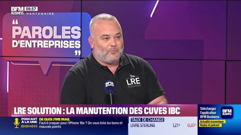 Vincent Audibert (LRE Solution) : LRE Solution, la manutention des cuves IBC - 01/03