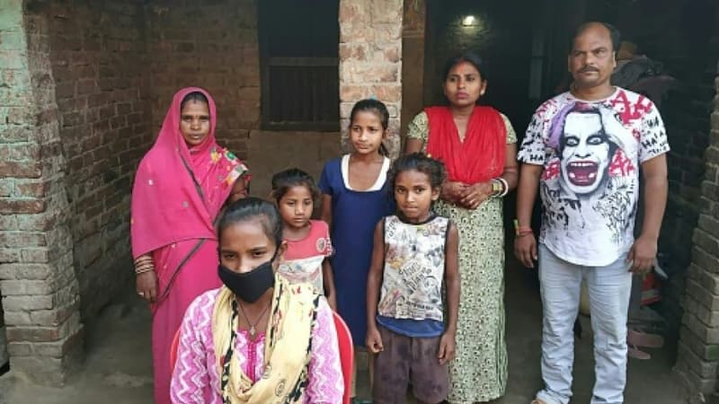 Jyoti Kumari et sa famille