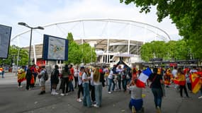 Des supporters avant le choc France-Espagne, en Ligue des nations, le 05/06/2025