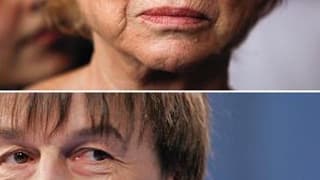 Eva Joly et Nicolas Hulot, deux des quatre candidats à a primaire écologiste.
