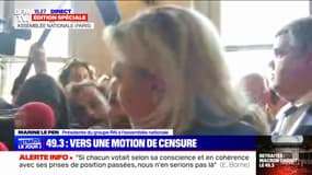Marine Le Pen sur le recours au 49-3: "C'est l'échec personnel d'Emmanuel Macron"