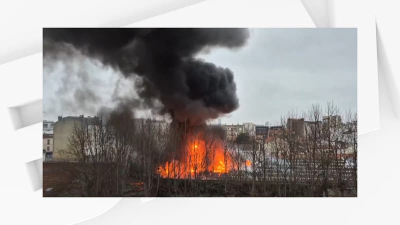 Aubervilliers: incendie maîtrisé dans un entrepôt, 136 pompiers mobilisés sur place