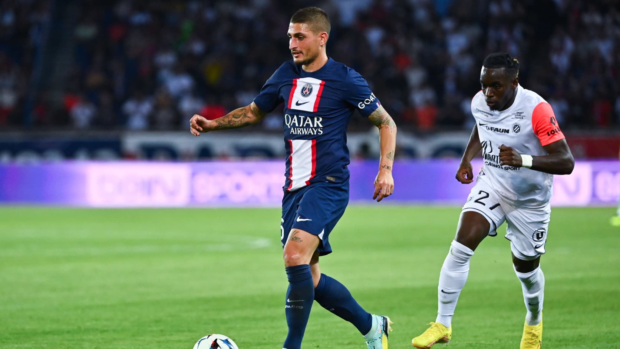 “Vitinha took my place,” Verratti laughs at his new teammate’s yellow cards