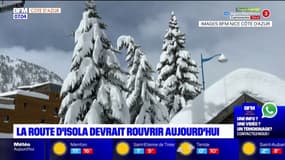 Isola 2000: la route devrait rouvrir ce mardi