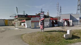 La station de lavage où le drame s'est déroulé