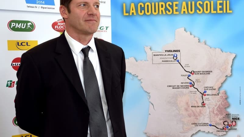 Christian Prudhomme lors de la présentation du 72e Paris-Nice