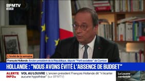 Pour François Hollande, ancien président de la République, "Emmanuel Macron a une lourde part de responsabilité dans ce qu'il se passe aujourd'hui"