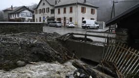 Les dégâts causés par la tempête Eleanor à Moretel-de-Mailles, dans la région Auvergne-Rhône-Alpes, le 4 janvier 2018. - Philippe Desmazes - AFP