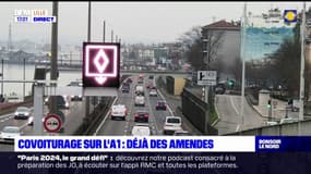 Lille: les amendes pleuvent sur la voie de covoiturage de l'A1