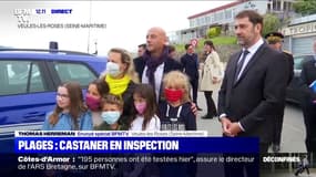 Réouverture des plages: Christophe Castaner en visite en Seine-Maritime