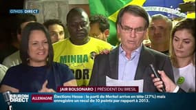 Elu président du Brésil, Jair Bolsonaro veut "une nation libre, démocratique et prospère"