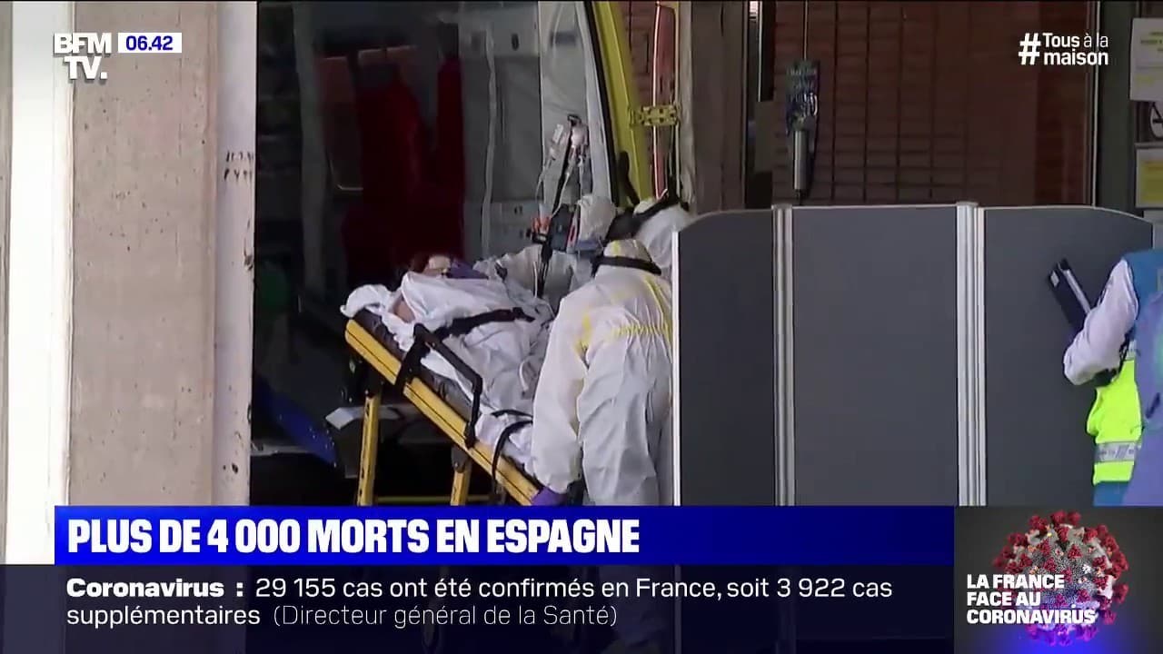 Avec Plus De 4000 Morts, L'Espagne Est Durement Frappée Par L'épidémie