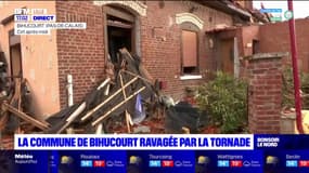 Pas-de-Calais: la commune de Bihucourt ravagée par la tornade