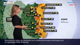 Météo Alsace: du plein soleil toute la journée ce samedi, jusqu'à 32°C à Strasbourg