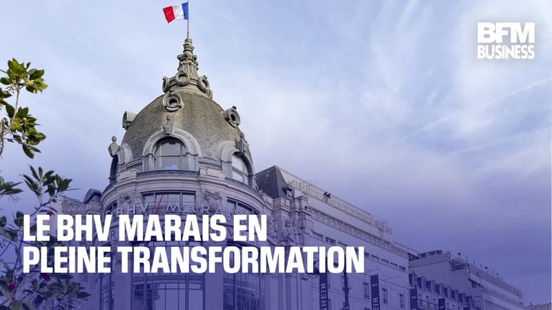 Le BHV Marais en pleine transformation