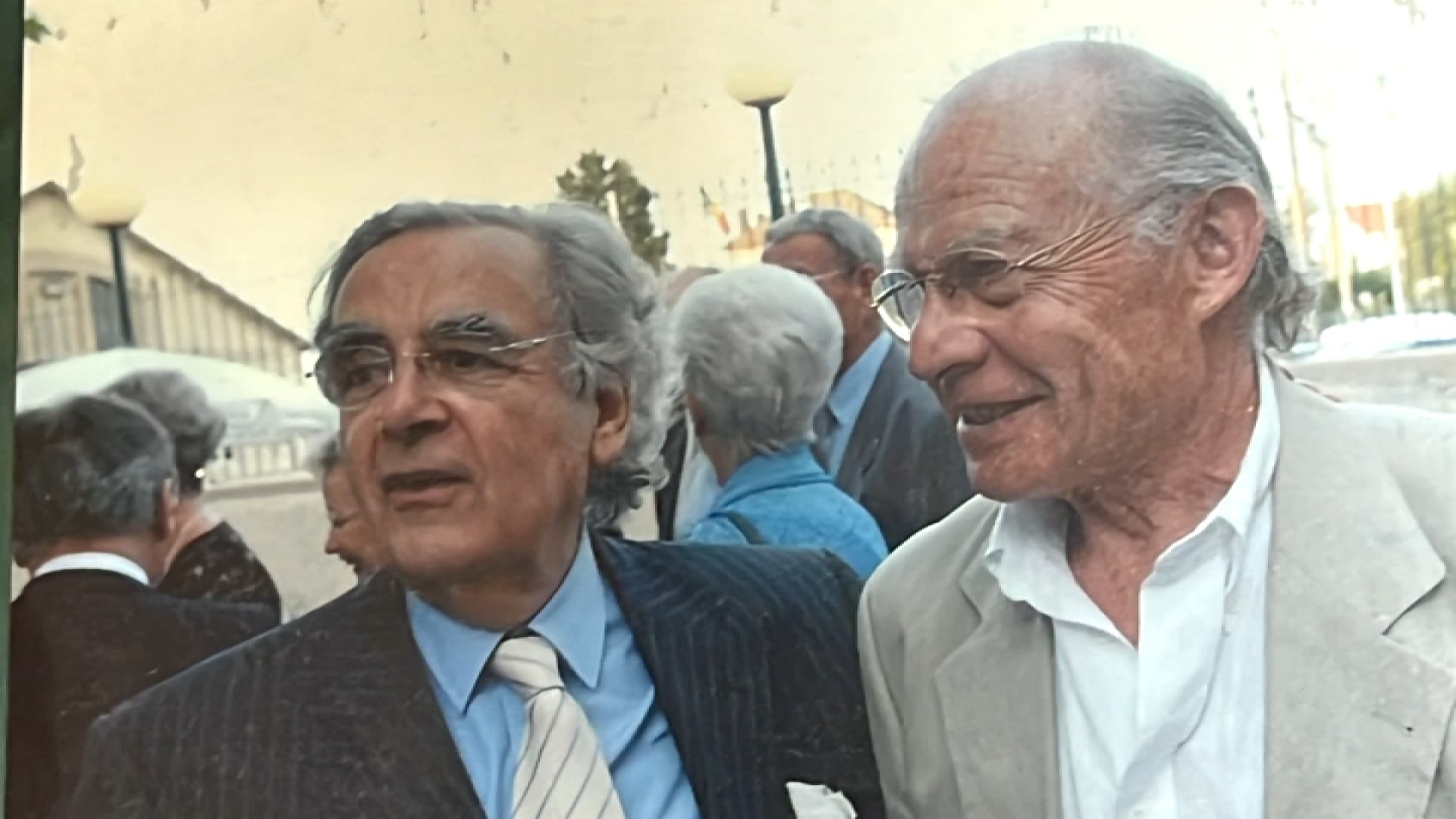 Paul Geoffray et Bernard Pivot. Paul Geoffray et Bernard Pivot.