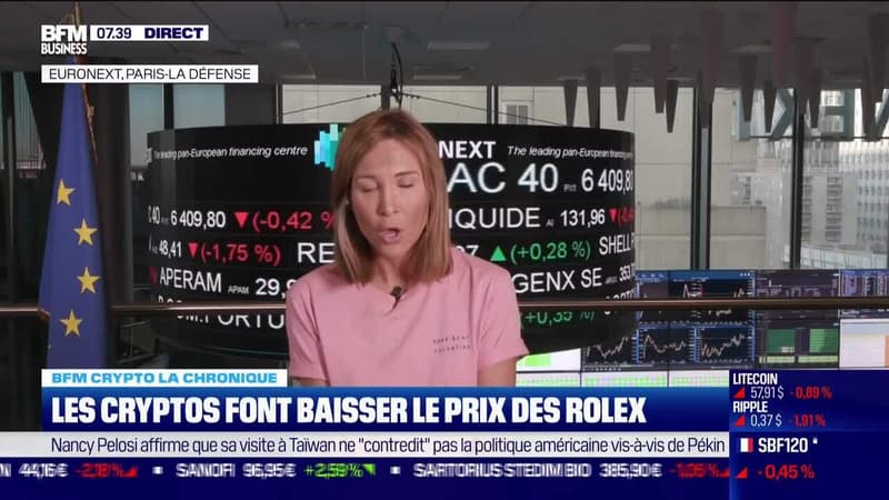 BFM Crypto: Les cryptos font baisser le prix des Rolex - 03/08