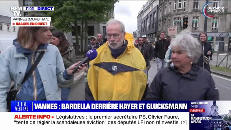 Manifestations contre le RN: ces électeurs de Vannes (Morbihan) veulent 