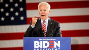 Joe Biden lors d'un discours à Scranton (Pennsylvanie) le 23 octobre 2019