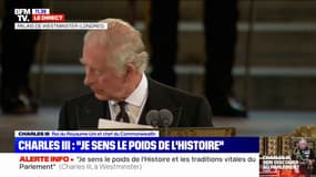 Charles III: Elizabeth II "a montré l'exemple d'un devoir désintéressé et je me suis promis de suivre ses pas"