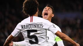 Marquinhos et Thiago Silva 