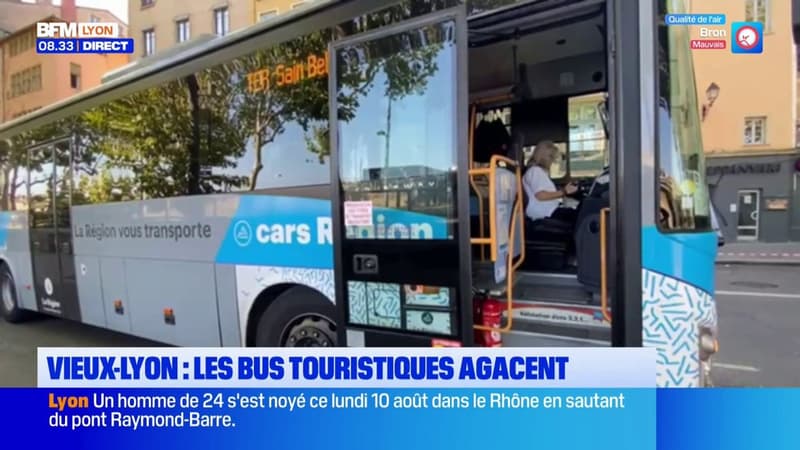 Vieux-Lyon : ras-le-bol des bus touristiques pour les habitants