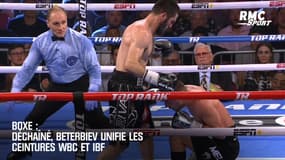 Boxe :  Déchaîné, Beterbiev unifie les ceintures WBC et IBF 
