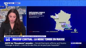 Massif central : la neige tombe en masse - 08/02
