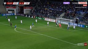 La boulette de Gianluigi Donnarumma lors d'Estonie-Italie, le 11 octobre 2025.