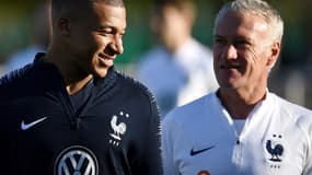 Deschamps et Mbappé