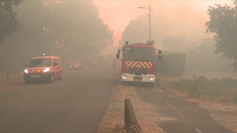 DIRECT. Incendies en France: un sapeur-pompier blessé et évacué en combattant les flammes en Gironde