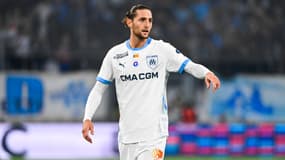 Le milieu de terrain de l'OM Adrien Rabiot au Vélodrome, 8 novembre 2024