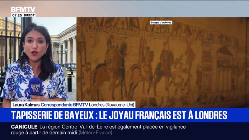 La tapisserie de Bayeux est arrivée au British Museum à Londres pour une exposition historique