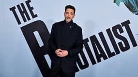 L'acteur Adrien Brody, lors d'une projection du film "The Brutalist" à Los Angeles, le 5 décembre 2024
